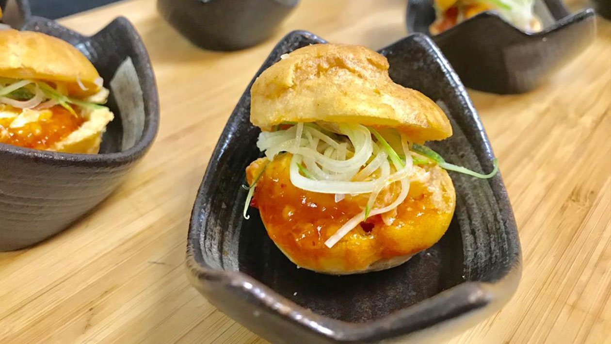 Chilli Crab in Choux Pastry – - Recipe