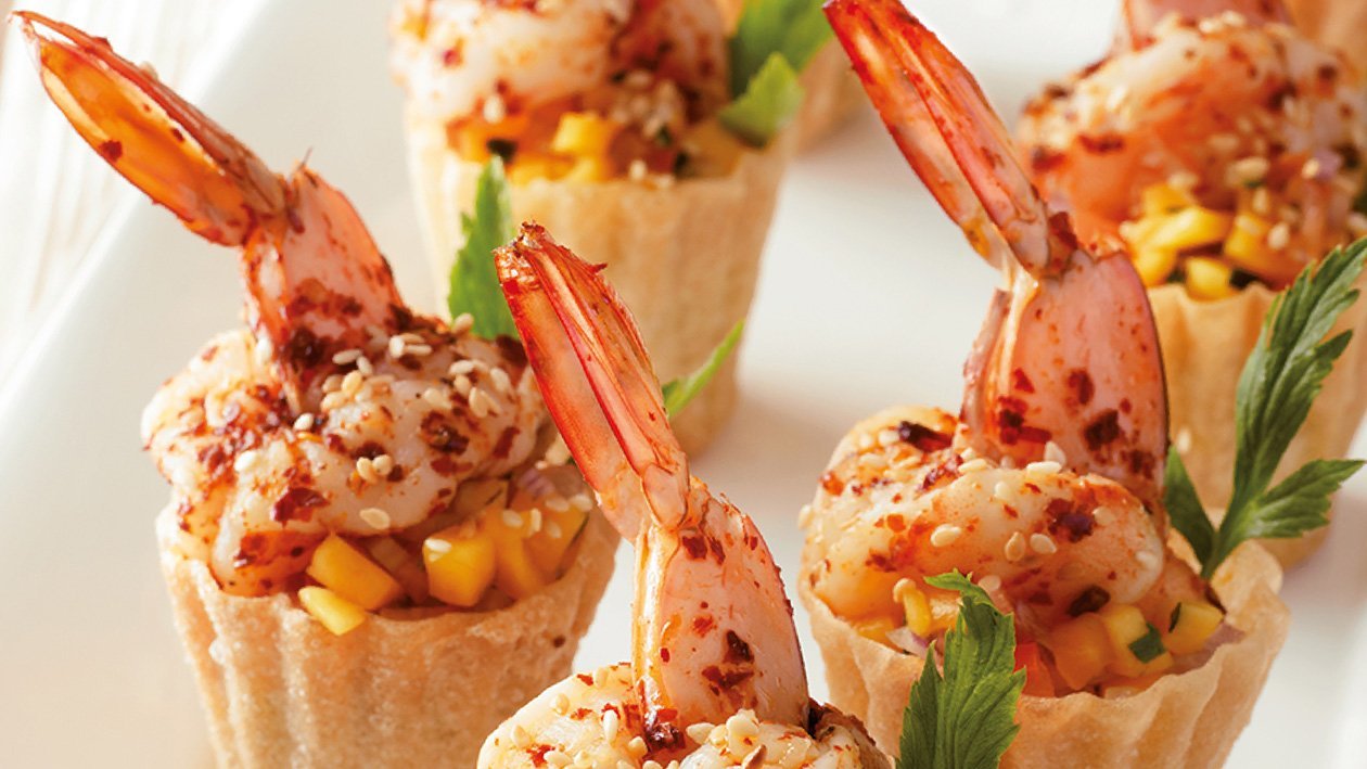 Shrimp & Jackfruit Salad Pie Tee	 – - Recipe